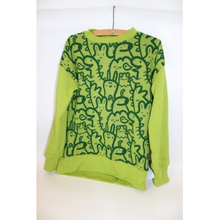 Dziecięca bluza merino oversize 122/128