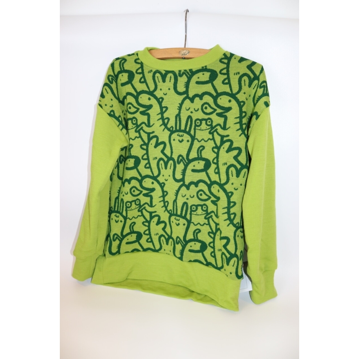 Dziecięca bluza merino oversize 122/128