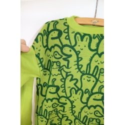 Dziecięca bluza merino oversize 122/128