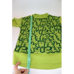 Dziecięca bluza merino oversize 122/128