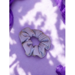 WEŁNIANE SCRUNCHIE JASNY FIOLET