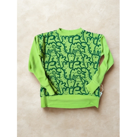 Dziecięca bluza merino oversize 122/128