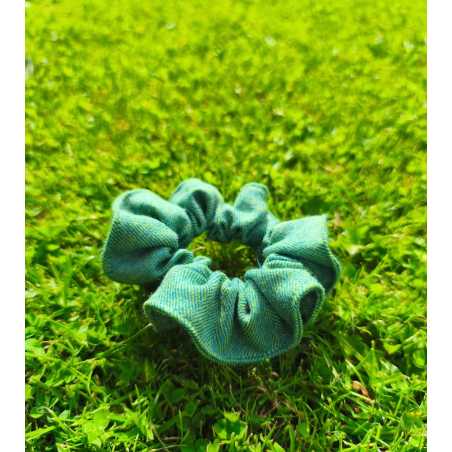 WEŁNIANE SCRUNCHIE ZIELONA