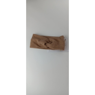 Opaska dziecięca merino przeplatana w kolorze trzciny cukrowej