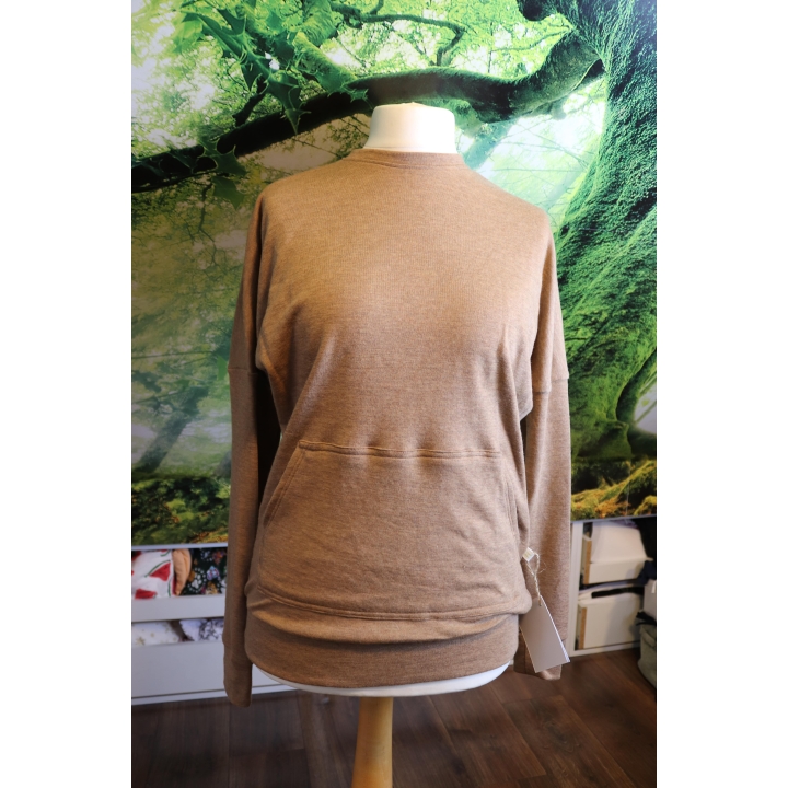 Bluza oversize beżowo-karmelowa S/M