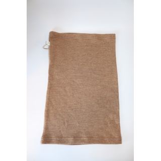 Jednowarstwowy komin tuba beżowo-karmelowy