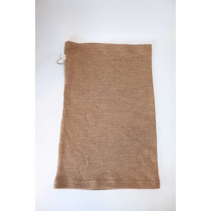 Jednowarstwowy komin tuba beżowo-karmelowy